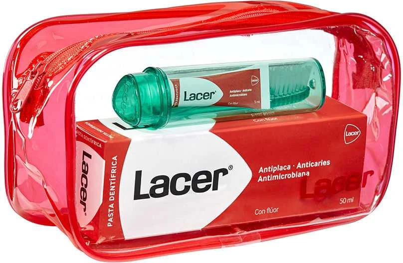 "Lacer" kelioninis rinkinys Pastos burnos skalavimo skystis