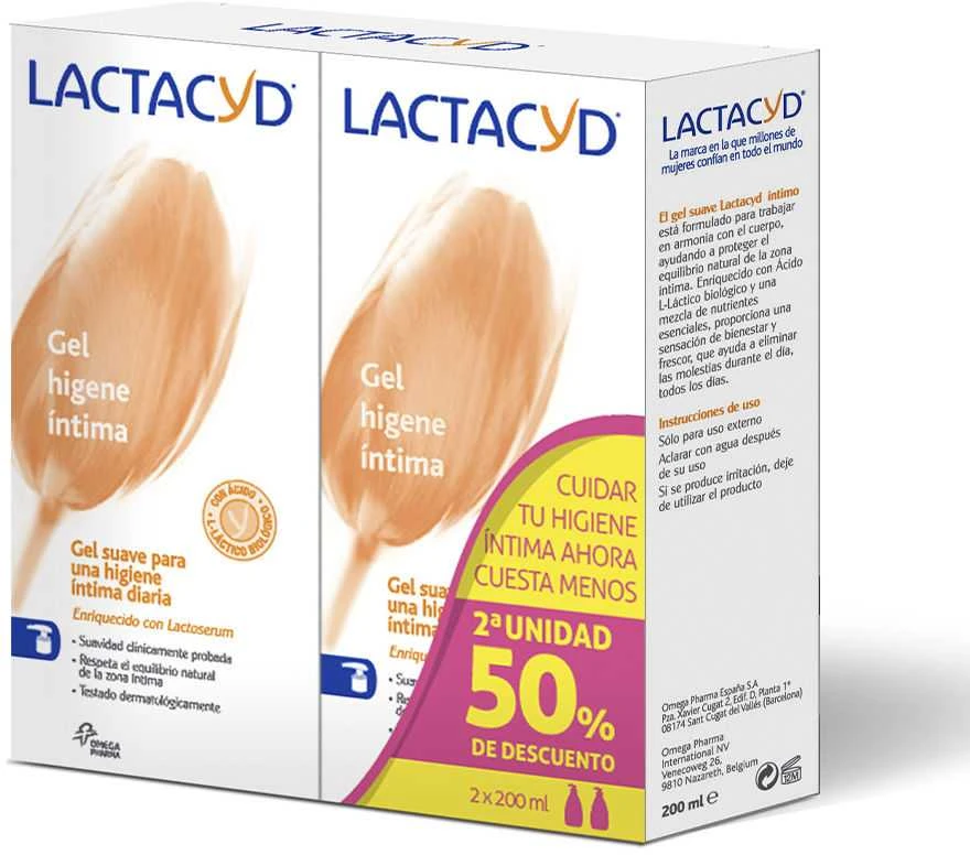 "Lactacyd" intymaus prausimosi losjonas 2x200ml