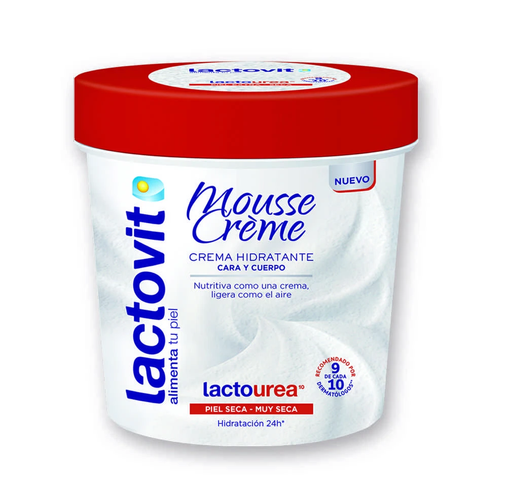 Lactovit Lactourea drėkinamasis veido ir kūno kremas sausai ir labai sausai odai 250ml