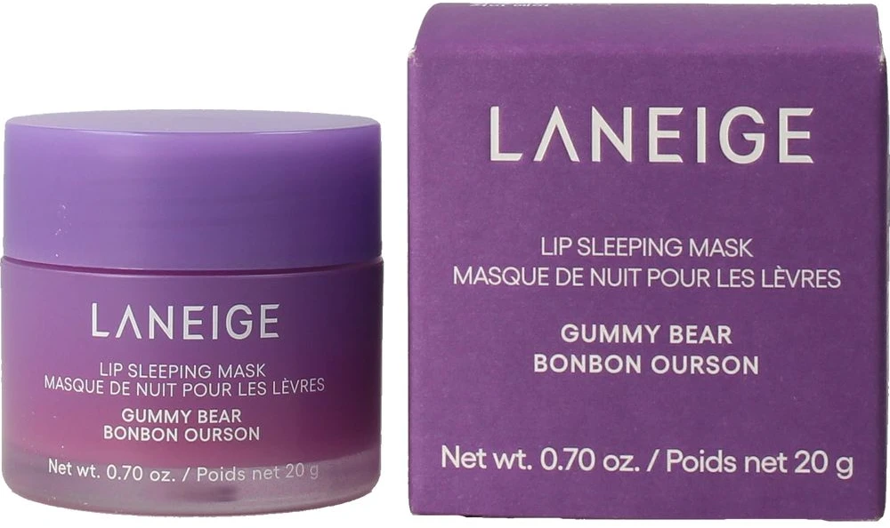 Laneige Lip Sleeping Mask Gummy Bear naktinė lūpų kaukė, 20 g