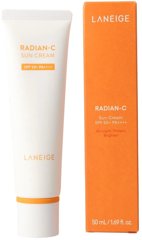 Laneige Radian-C Sun Kreminis SPF 50+/PA++++ veido kremas nuo saulės, 50 ml