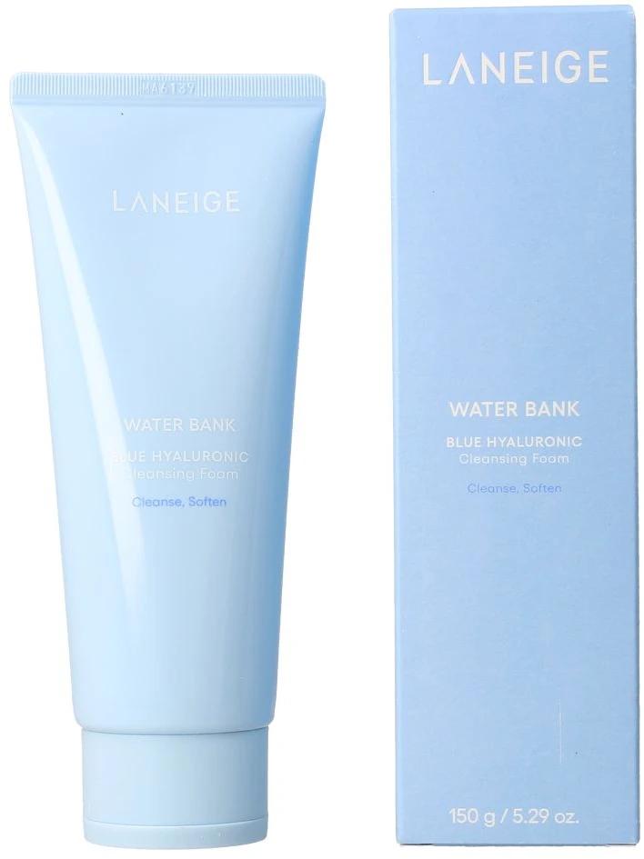 Laneige Vanduo Bank Mėlyna Hyaluronic Cleansing Foam valomosios veido putos, 150 ml