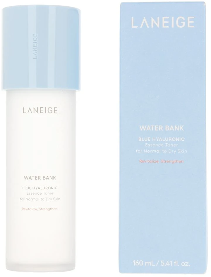 Laneige Vanduo Bank Mėlyna Hyaluronic Essence Toneris drėkinamasis tonikas normaliai ir sausai odai, 160 ml