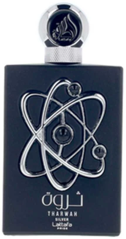Lattafa Tharwah Sidabrinis EDP parfumuotas vanduo vyrams, 100 ml