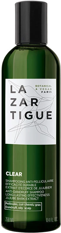 Lazartigue Clear Vegan Hair Šampūnas Nuo pleiskanų, 250 ml