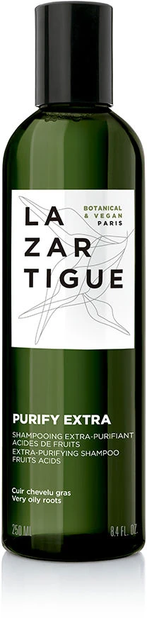 Lazartigue Purify Extra Vegan Hair Šampūnas For Extra Purification, 250 ml