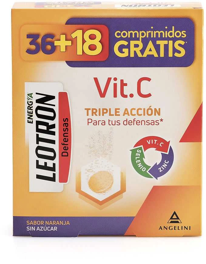 "Leotron" vitaminai C 36 + 18 putojančių tablečių