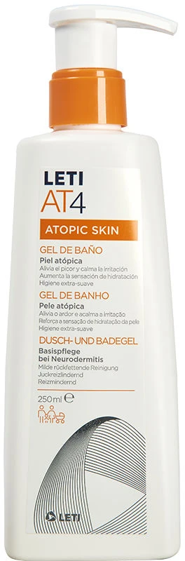Leti AT4 atopinis vonios gelis 250ml