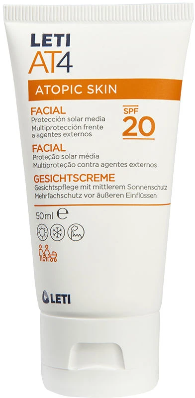 "Leti At4" veido kremas Spf20 50ml