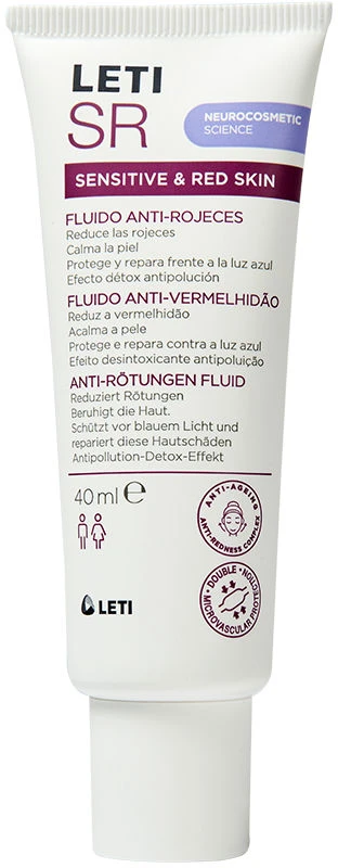 Leti Sr Anti-Redness Fluid, 40 ml