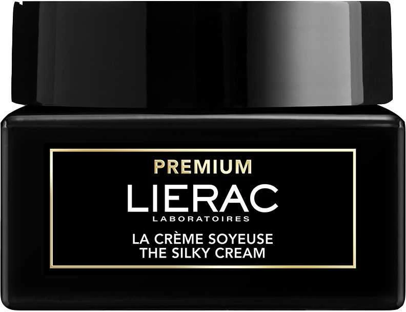 Lierac Premium Silky Anti-Ageing Kreminis šilko konsistencijos senėjimą lėtinančio poveikio veido kremas, 50 ml