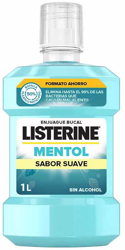 "Listerine Zero Alcohol" burnos skalavimo skystis "Soft Mint" 1000ml