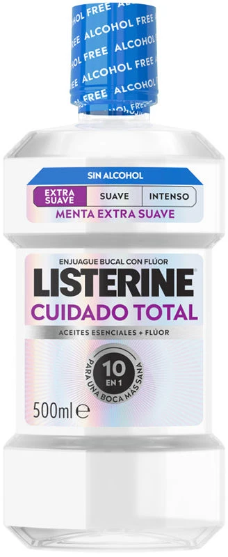 Listerine TOTAL CARE ZERO 0% alcohol mouthwash with fluoride 500 ml