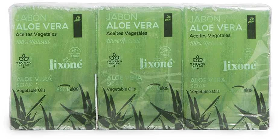 "Lixoné Aloe Vera" muilas sausai arba jautriai odai 3x125g