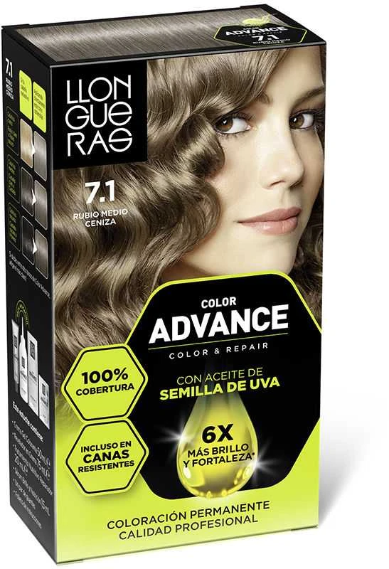 Llongueras Color Advance Hair Colour 071 Ash Skirtas šviesiems plaukams