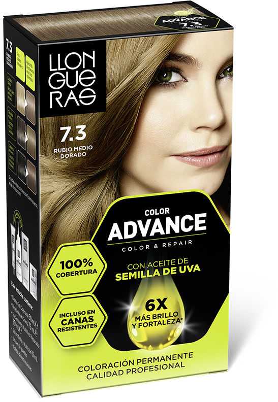 Llongueras Color Advance 7,3-Rubio Medio Dorado 1 U