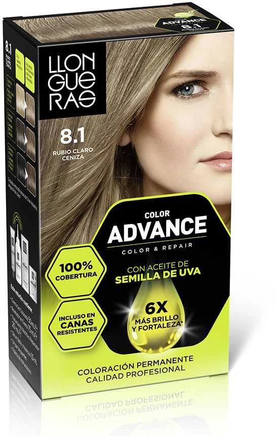 Llongueras Color Advance Hair Color 8 šviesiai blondinai