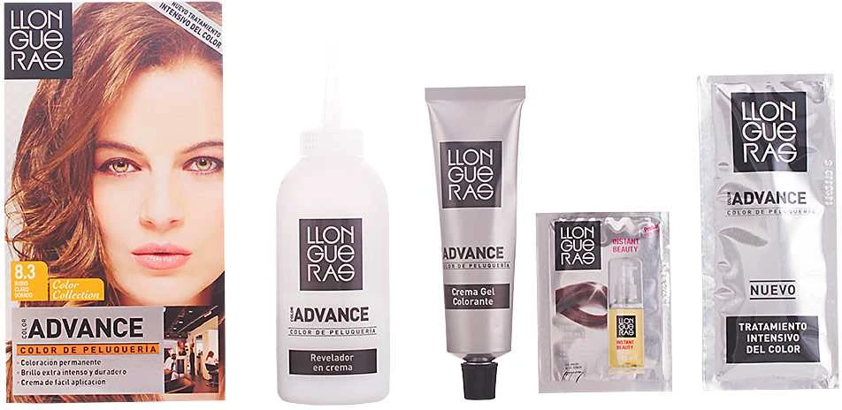Llongueras Color Advance plaukų dažai 8,3 Auksinė šviesiai šviesi blond spalva