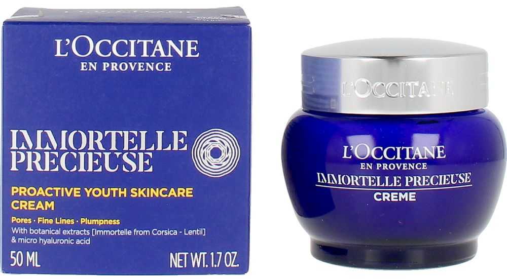 L'occitane Immortelle Precieuse Cream Šlamučių veido kremas, 50 ml