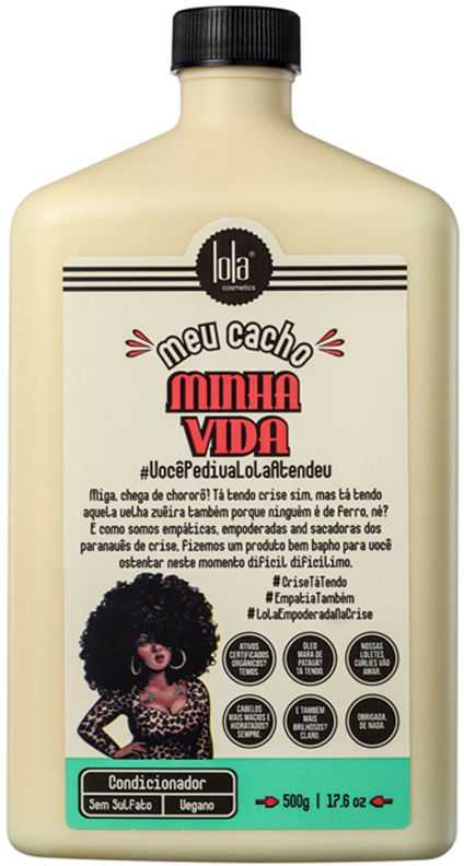 Lola Cosmetics Meu Cacho Mihna Vida kondicionierius plaukams, 500 ml