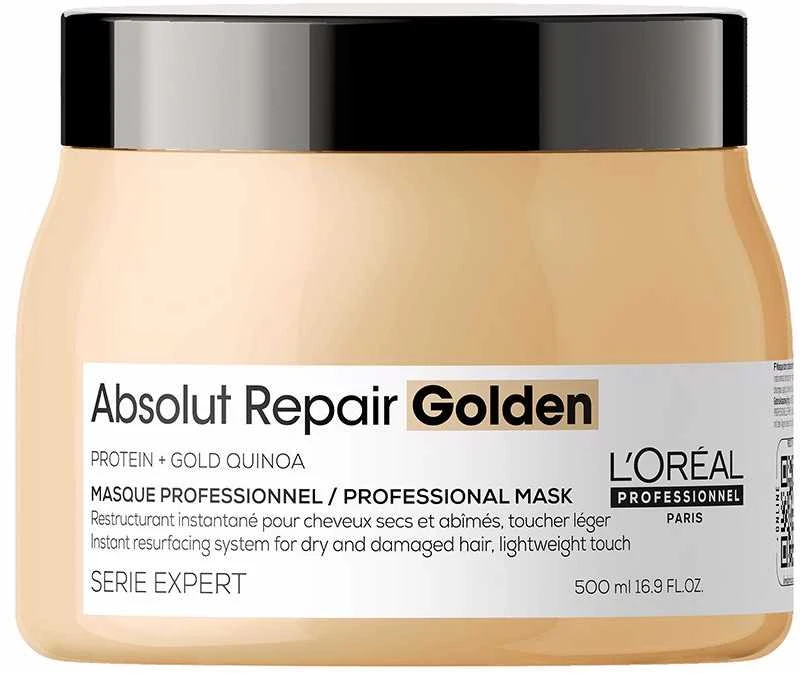Auksinė plaukus atkurianti kaukė L'oreal Professionnel Absolut Repair Golden Mask 500ml