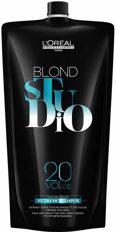 Oksidacinė emulsija L'oreal Professional Blond Studio Nutri - Developer 6% 20vol. 1000 ml
