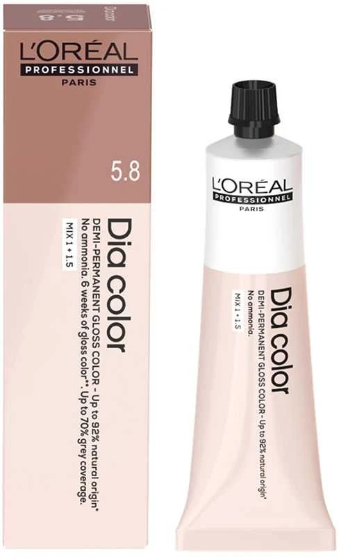 L'Oreal Dia Color 5.8 plaukų dažai su pakuote