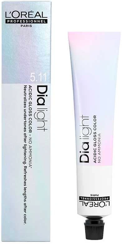 L'Oreal Professionnel Dia Light pusiau permanentiniai plaukų dažai be amoniako 9 labai šviesi blondinė, 50 ml