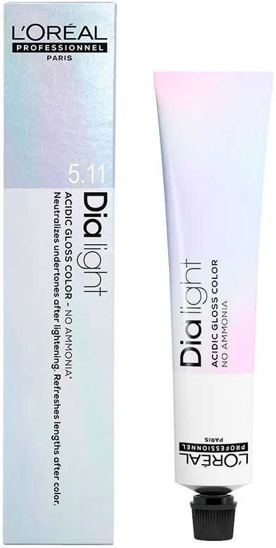L'Oreal Professionnel Dia Light Ammonia-Free Semi-Permanent Hair Dye 7.43 Golden Coppery Skirtas šviesiems plaukams, 50 ml