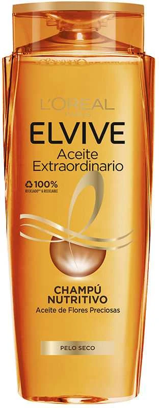 L'Oreal ELVIVE EXTRAORDINARY OIL intense nourishing Šampūnas 700 ml