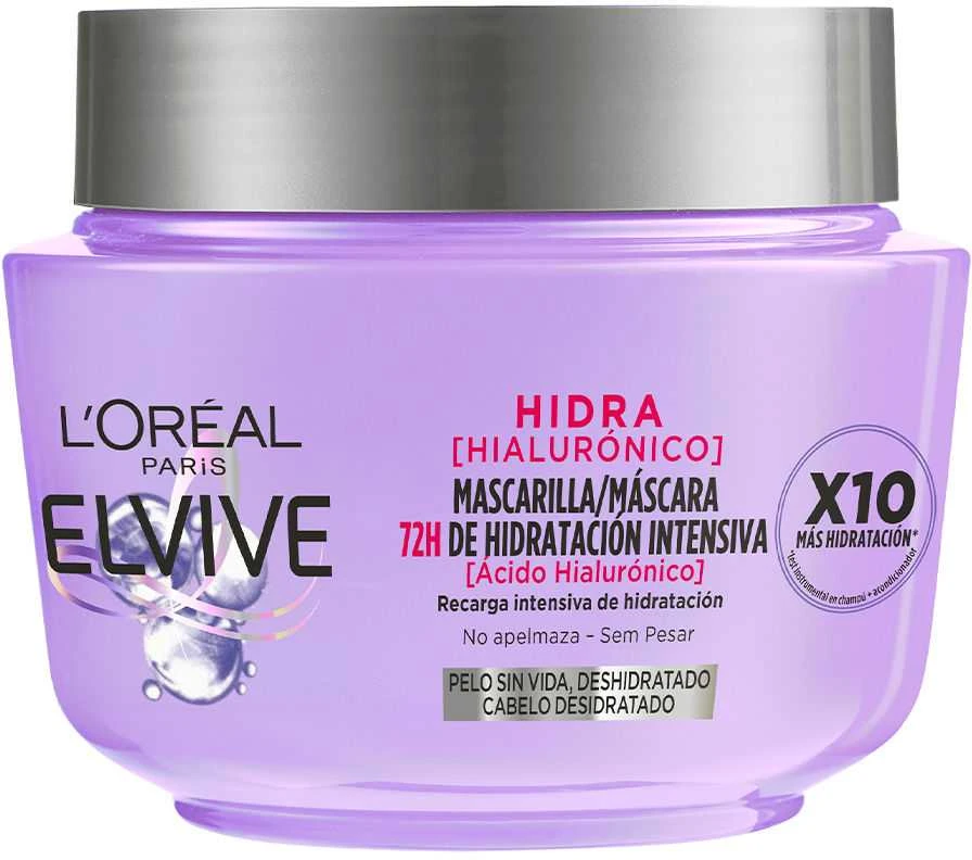 Plaukų kaukė L'Oreal Make Up Elvive Hidra Hialurono rūgštis (300 ml)