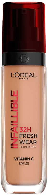 L’Oréal Paris Make-Up Designer Ineutralfaillible Founeutraldationeutral 300 Ambre/Amber Buteliukas su pompa Skystis