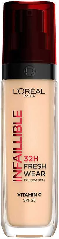 L'Oreal L´Oréal Paris Infaillible 24H Fresh Wear makiažo pagrindas 30 ml (100 Linen)