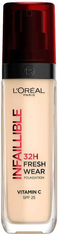 L´Oréal Paris Infaillible 24H Fresh Wear makiažo pagrindas 30 ml (015 Porcelain)