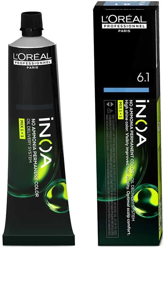 L'oreal Inoa 6.1 dažų tūbelė su pakuote