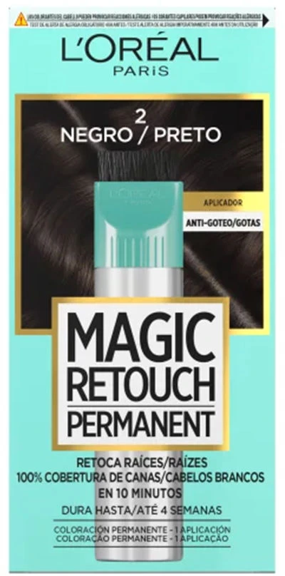 L'Oreal MAGIC RETOUCH permanent hair color #2-Juodas 1 unit