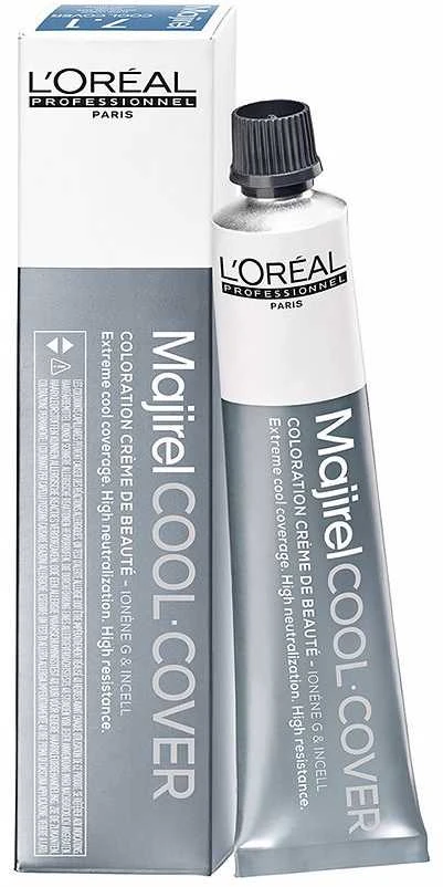 L'Oreal Professionnel Majirel Cool-Cover ilgalaikiai plaukų dažai be amoniako 7,18, 50 ml