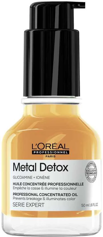 L'Oréal Professionnel Metal Detox Concentrated Oil Koncentruotas apsauginis plaukų aliejus, 50 ml
