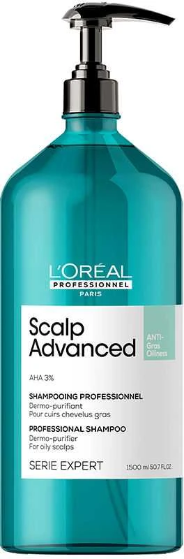 Valomasis šampūnas riebiems plaukams L‘oreal Professionnel Scalp Advanced Anti- Oiliness Šampūnas 1500ml