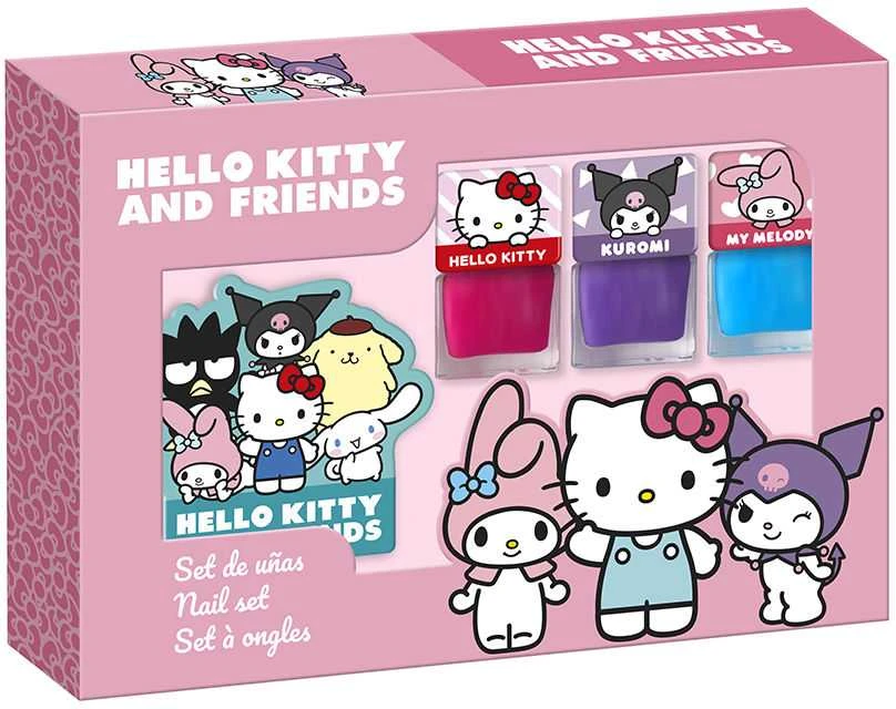 Hello Kitty Hello Kitty And Friends Nail Set manikiūro rinkinys vaikams