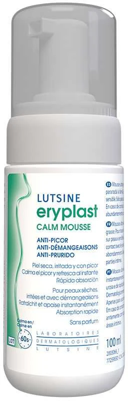 Lutsine Eryplast Calm niežulį slopinančios putos, 100 ml