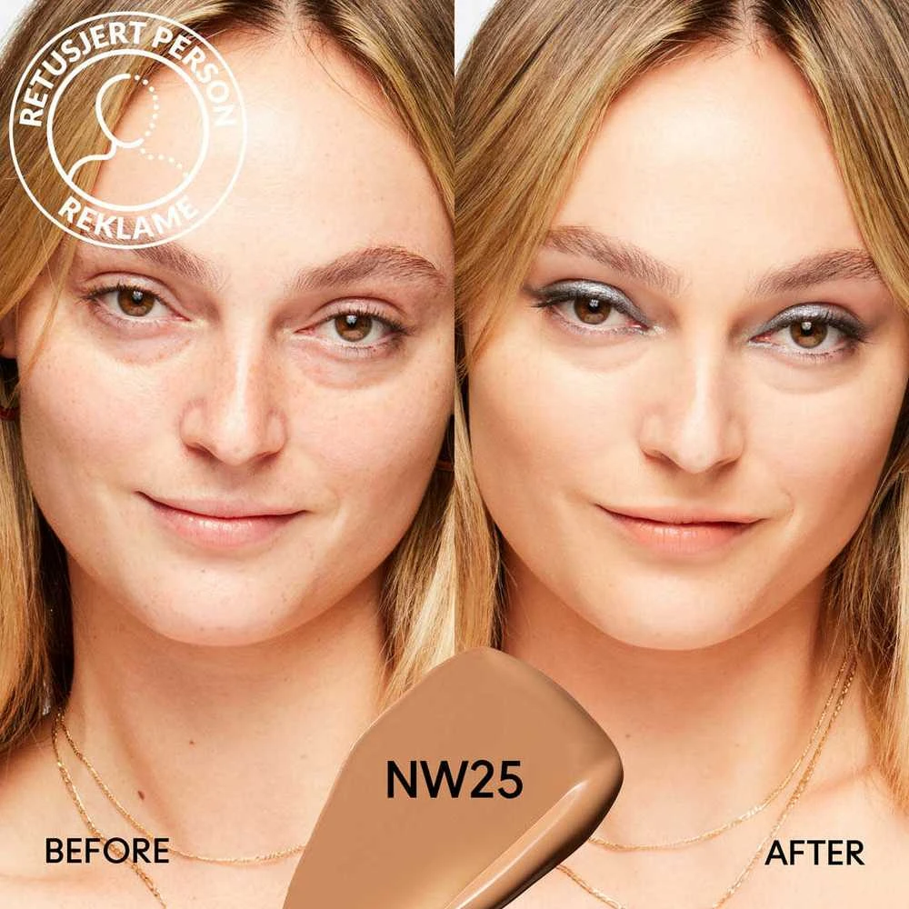 Matinis makiažo pagrindas MAC Studio Fix Fluid SPF 15 24HR Matte Foundation + Oil Control, spalva: NW25, 30 ml