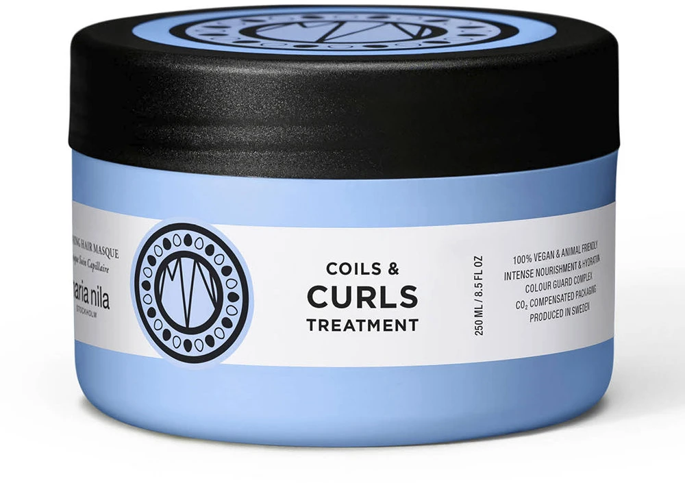 Maria Nila Kaukė garbanotiems ir banguotiems plaukams "Coils - Curls" (baigiamoji gydomoji kaukė) 250 ml