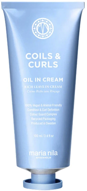 Maria Nila Kremas garbanotiems ir banguotiems plaukams "Coils - Curls" (Oil-In-Kreminis) 100 ml