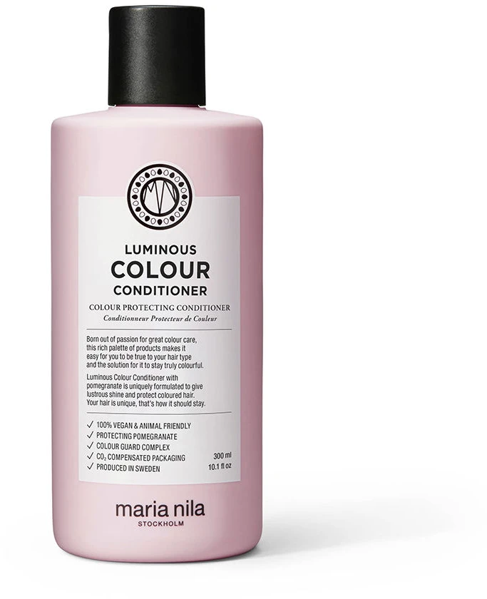 Maria Nila Luminous Colour Conditioner spindesio suteikiantis kondicionierius dažytiems plaukams, 300 ml