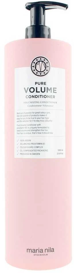 Maria Nila Pure Volume plaukų kondicionierius be parabenų, suteikiantis apimties, 1000 ml