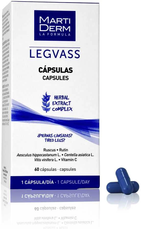 "Martiderm Legvass" kapsulės 60 vienetų