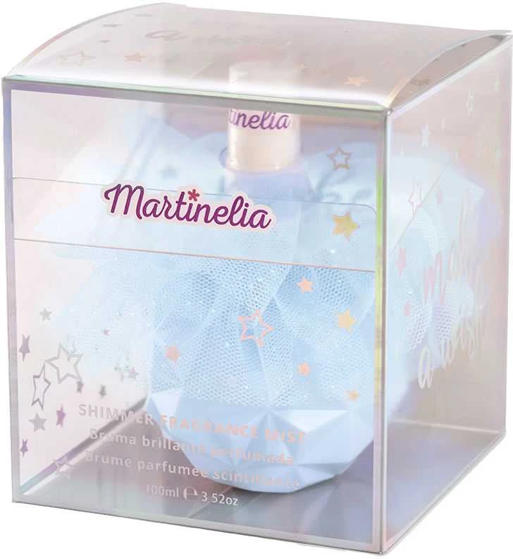 Aquarius MARTINELIA kvepianti kūno dulksna Shimmer Žydra, 100 ml