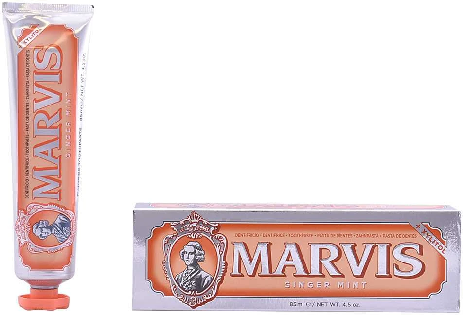 Marvis Ginger Mint Imbiero ir mėtų skonio dantų pasta, 85 ml