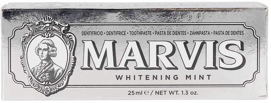 Marvis Whitening Mint Balinanti mėtų skonio dantų pasta, 25 ml